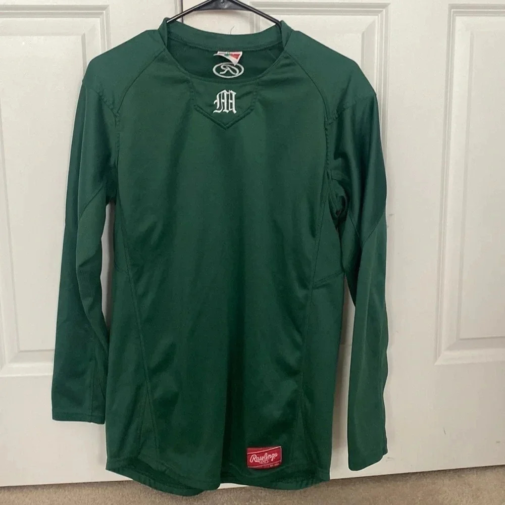 Rawlings green jersey small